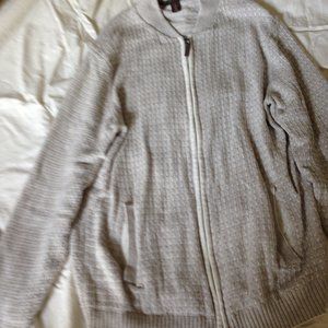 Mens Tasso Elba Zip up sweater ,used